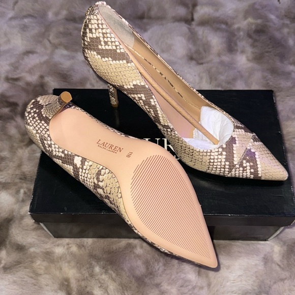 Ralph Lauren heels! Animal print. Size 11B - Picture 4 of 7